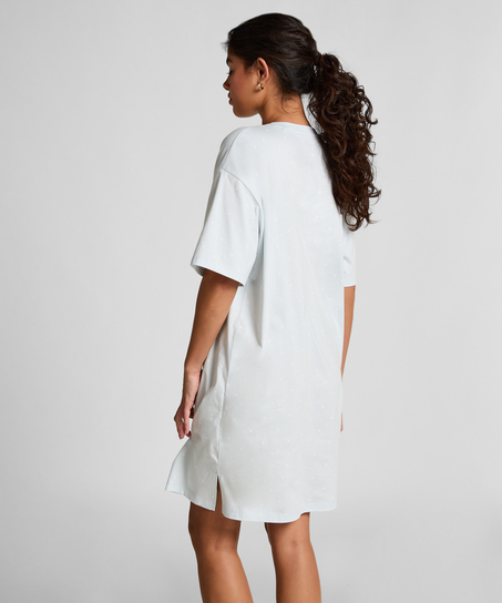 Koszula nocna, Niebieski