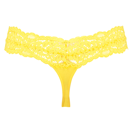 Rose Extra Low Rise Thong, Ż&oacute;łty