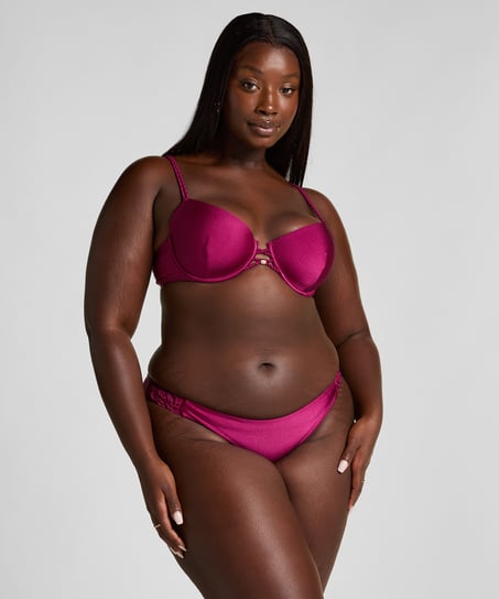 Usztywniany top bikini z fiszbinami Marrakech, Czerwony