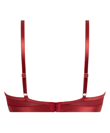 Nieusztywniany biustonosz z fiszbinami Sable, Czerwony