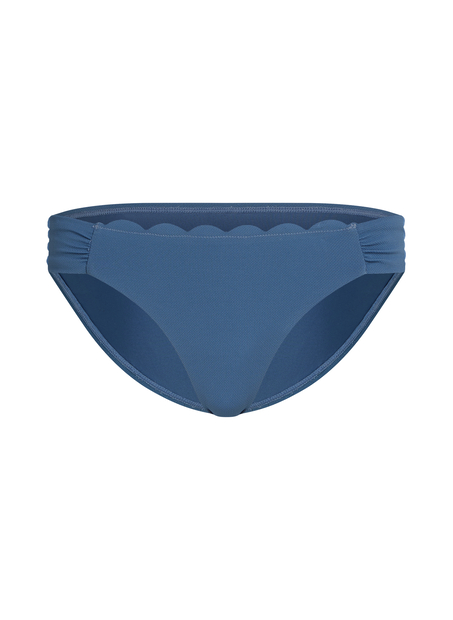 Figi bikini Scallop, Niebieski