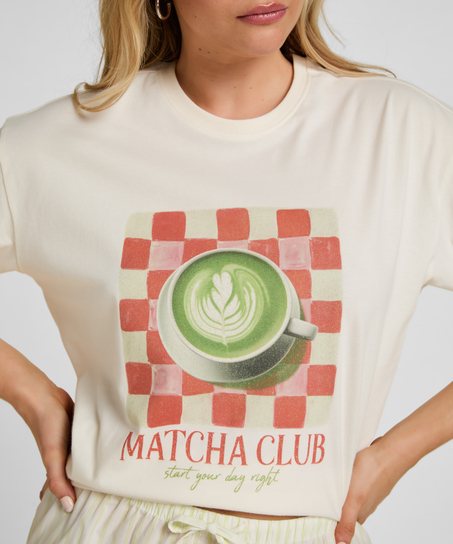 T-shirt z Nadrukiem, Biały