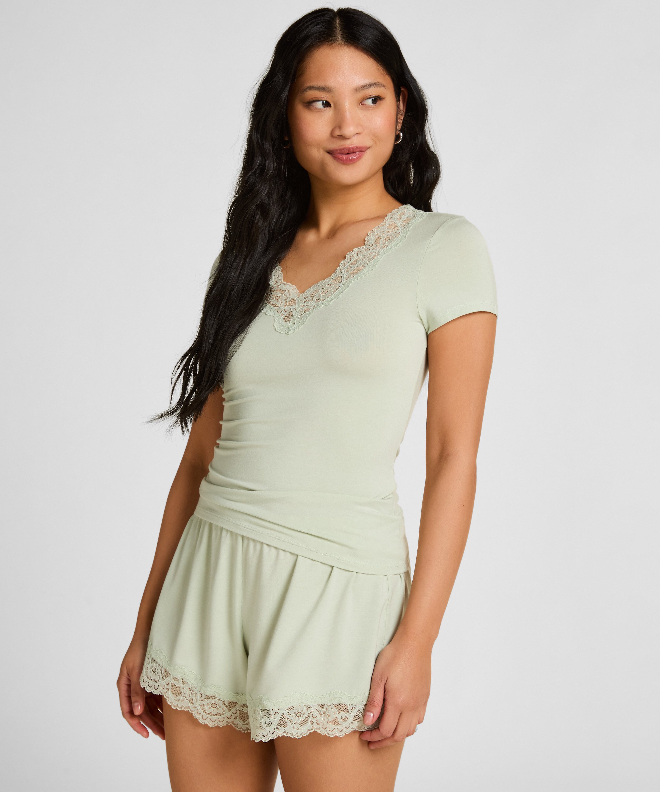 Komplet Piżamy Nana, Zielony, main