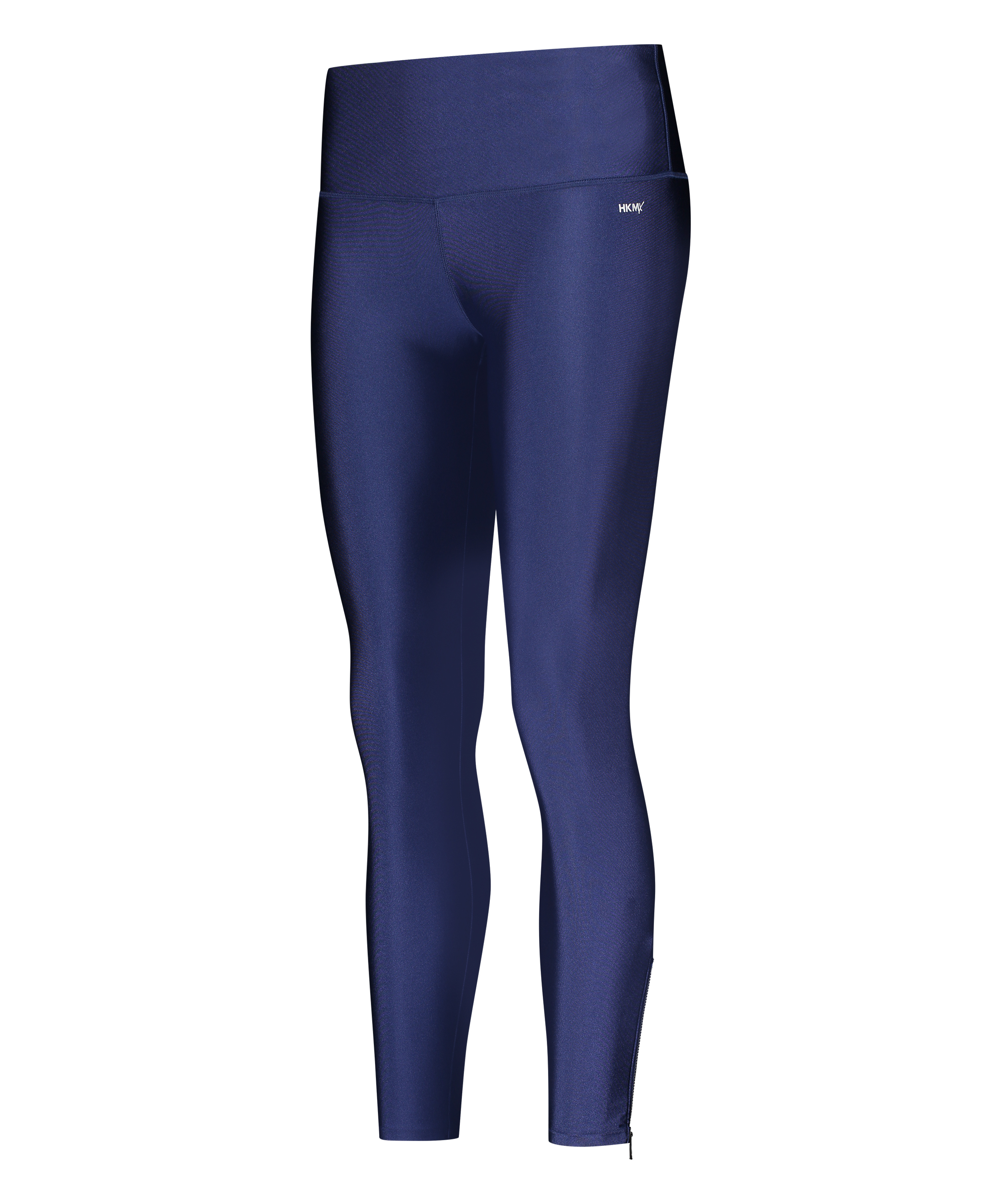 HKMX High Waisted Shine Sports leggings, Niebieski, main