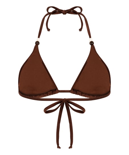 Tr&oacute;jkątna g&oacute;ra od bikini Kallua, Brązowy