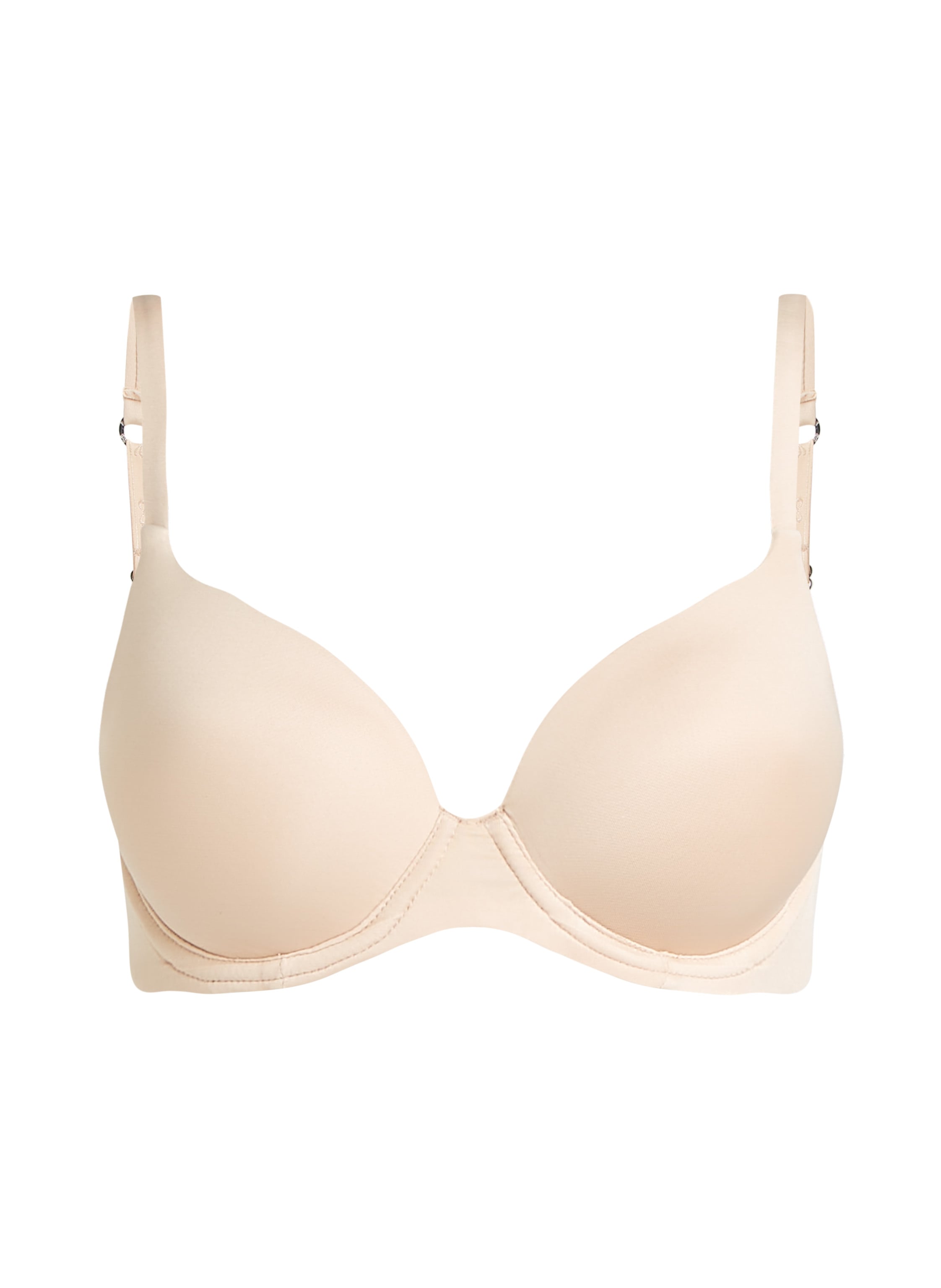 Biustonosz usztywniany z fiszbinami Super Soft, Beżowy, main