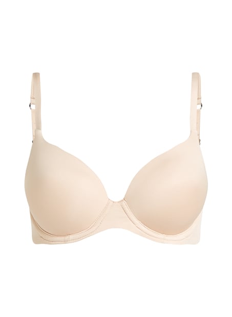 Biustonosz usztywniany z fiszbinami Super Soft, Beżowy