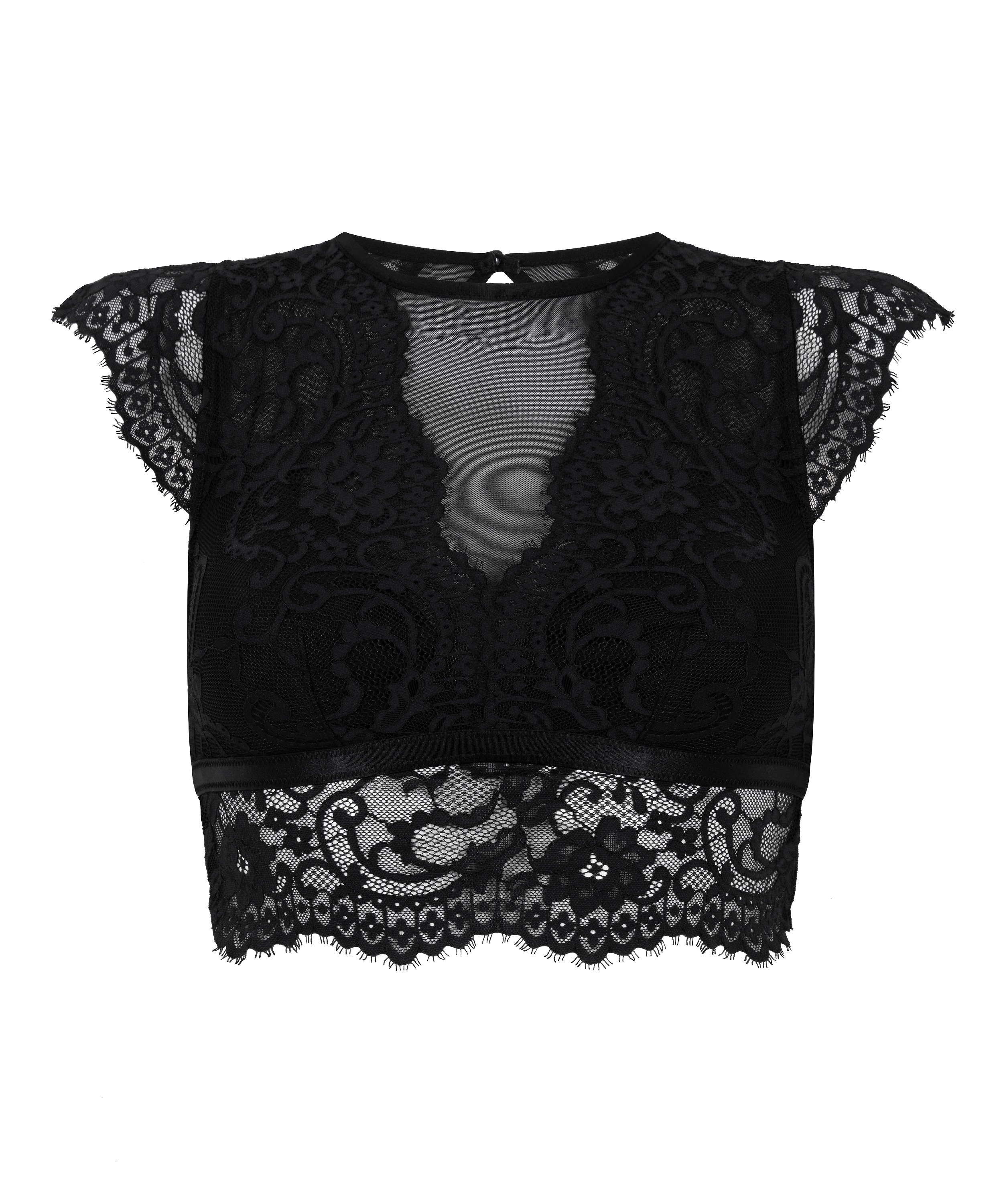 Biustonosz braletka Valora, Czarny, main