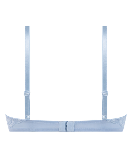 Biustonosz usztywniany z fiszbinami Cherry, Niebieski