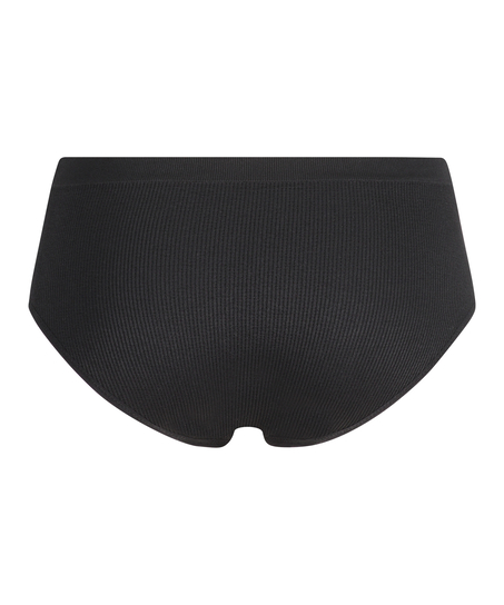 Charlotta High Leg Rio Knickers, Czarny