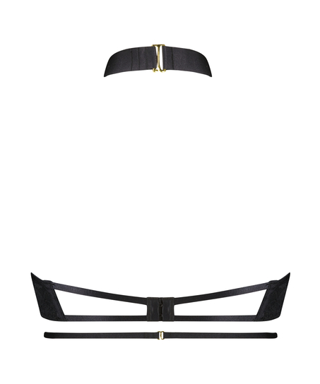 Usztywniony biustonosz z fiszbinami Brixton, Czarny