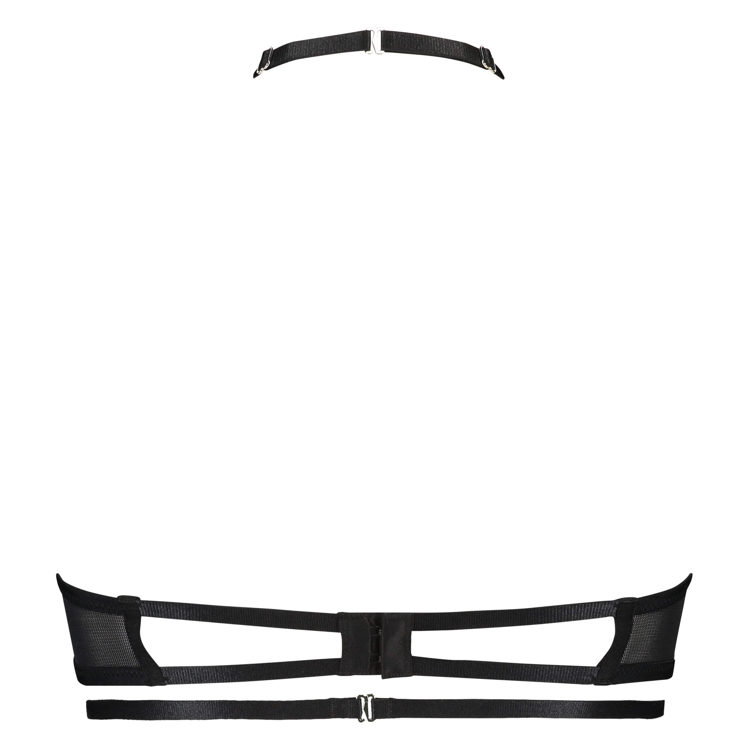 Romane Non-Padded Underwired Bra, Czarny, main