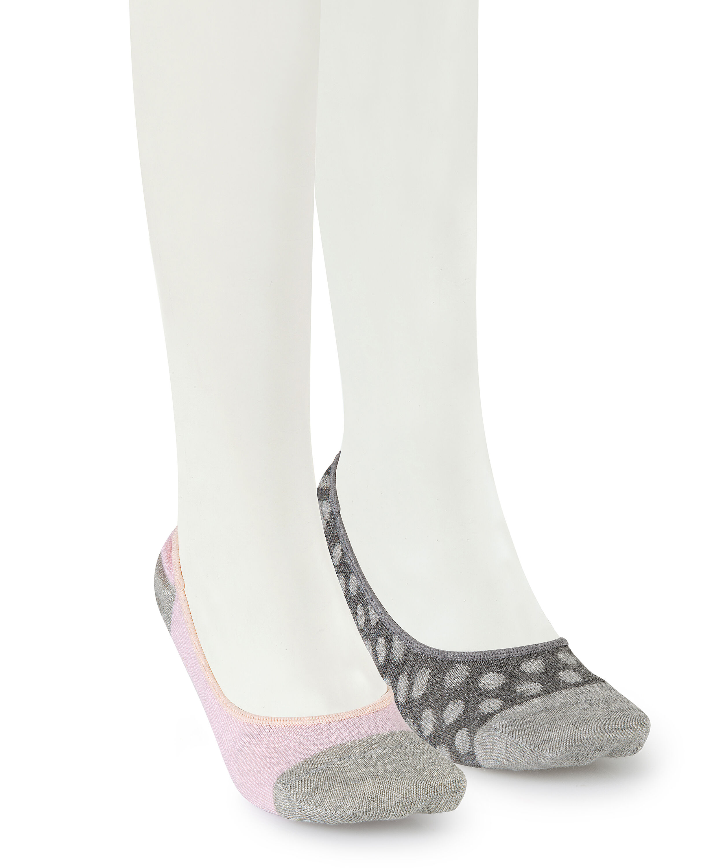 Zestaw 2 par skarpetek stopek, Szary