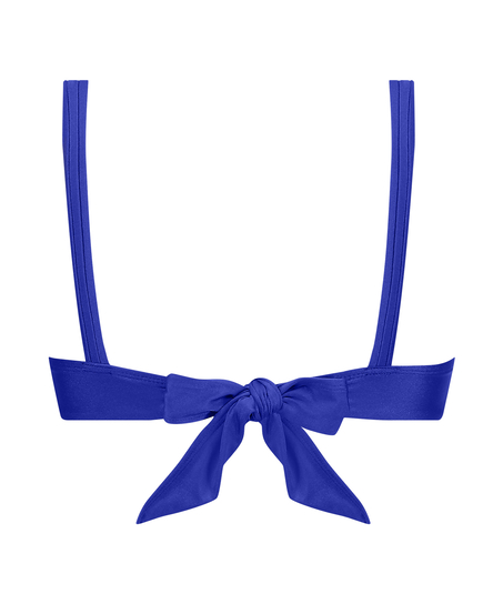 Trójkątna góra od bikini Santorini, Niebieski