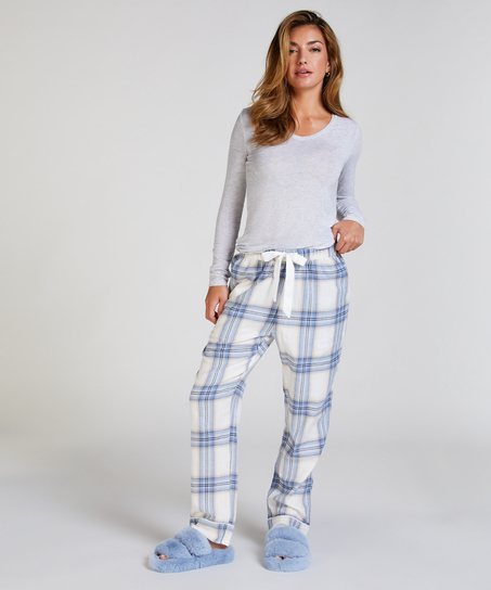 G&oacute;ra od piżamy z długim rękawem, Szary