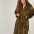 Szlafrok Jacqueared Fleece, Zielony
