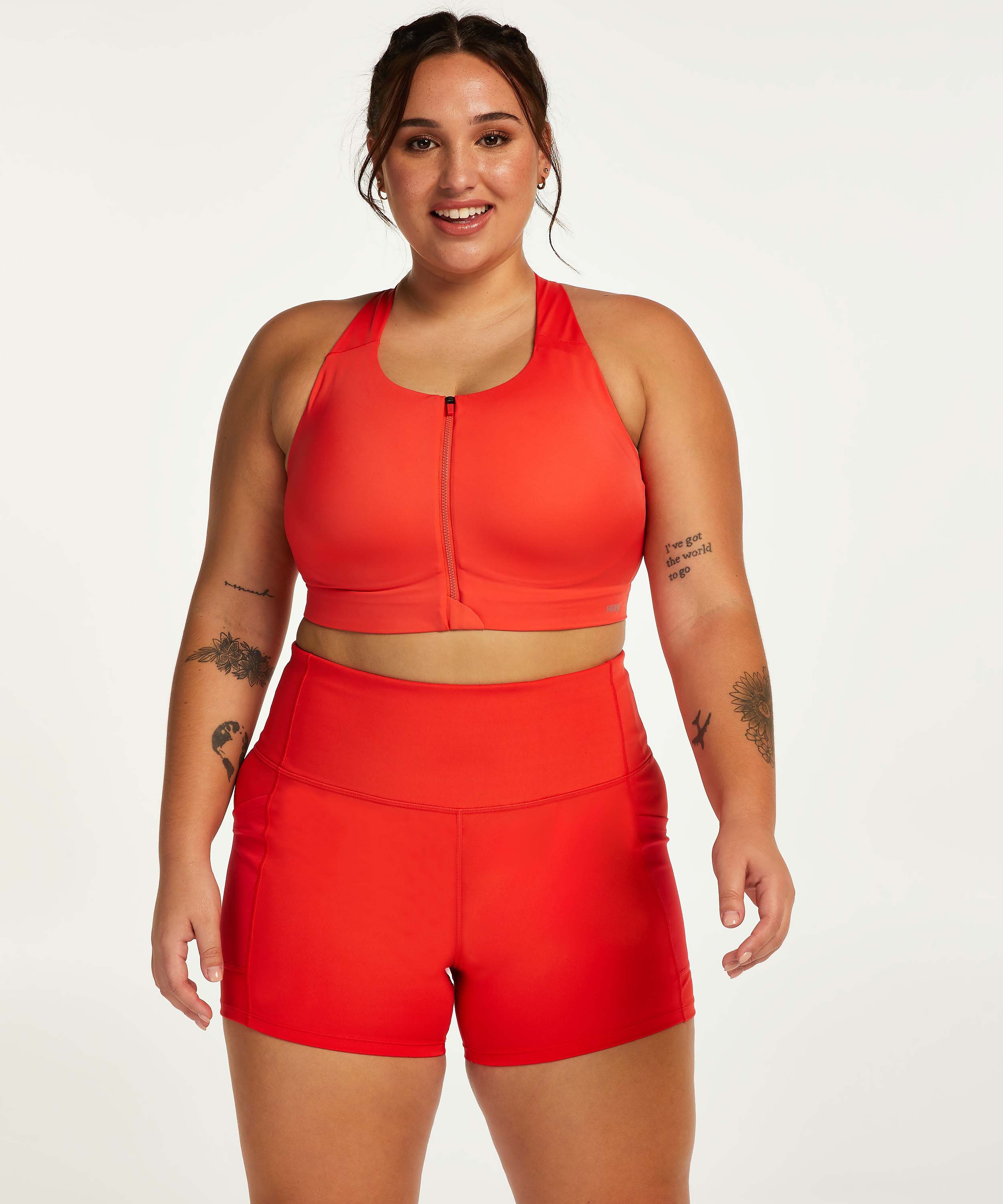 Biustonosz sportowy HKMX The Pro Athlete Level 3, Czerwony, main