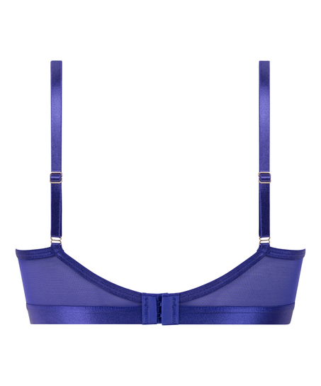 Usztywniony biustonosz push-up z fiszbinami Sable, Niebieski