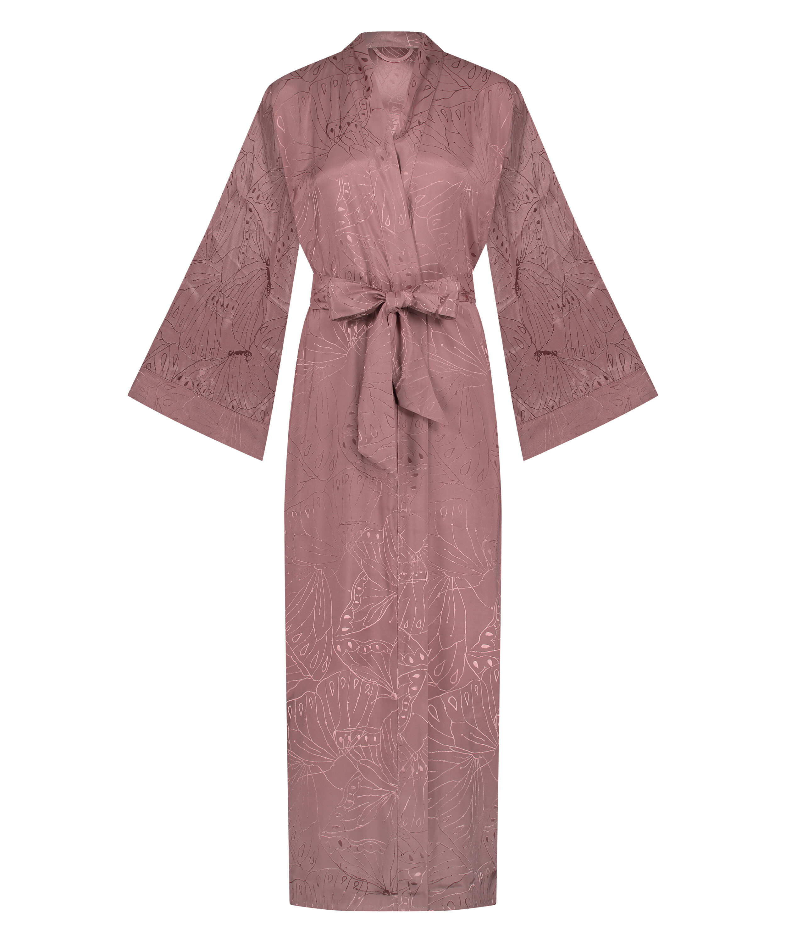 Długie kimono, R&oacute;żowy