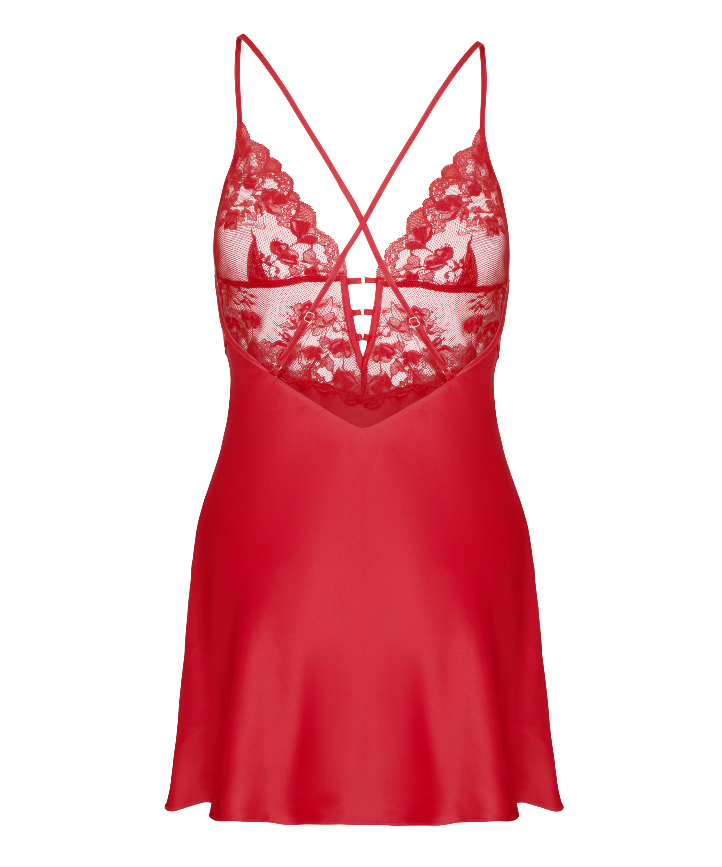 Slipdress Zara, Czerwony, main