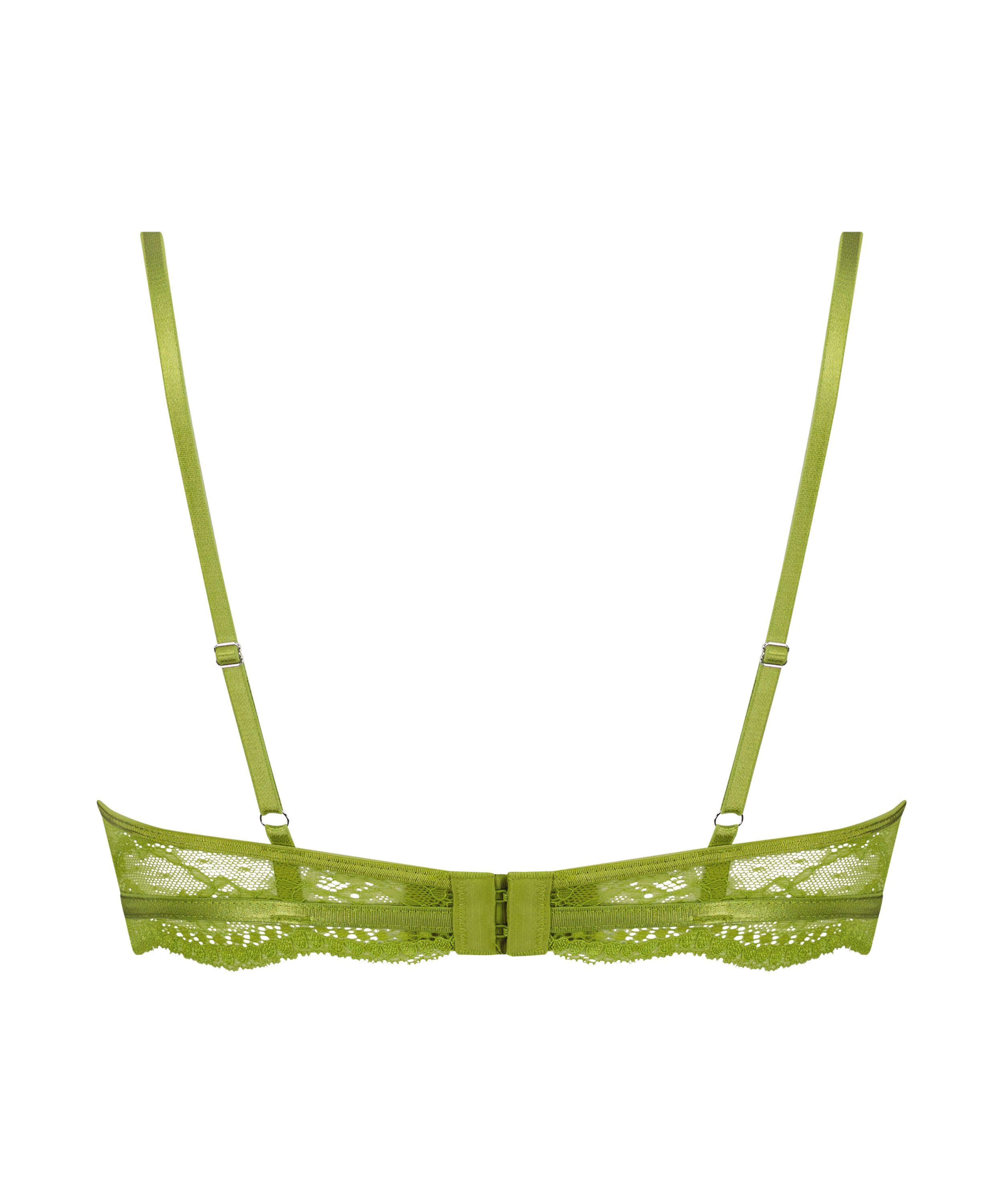 Nieusztywniany biustonosz z fiszbinami Isabelle, Zielony, main