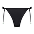 Majtki Bikini Cheeky Tanga Maui Crochet, Czarny