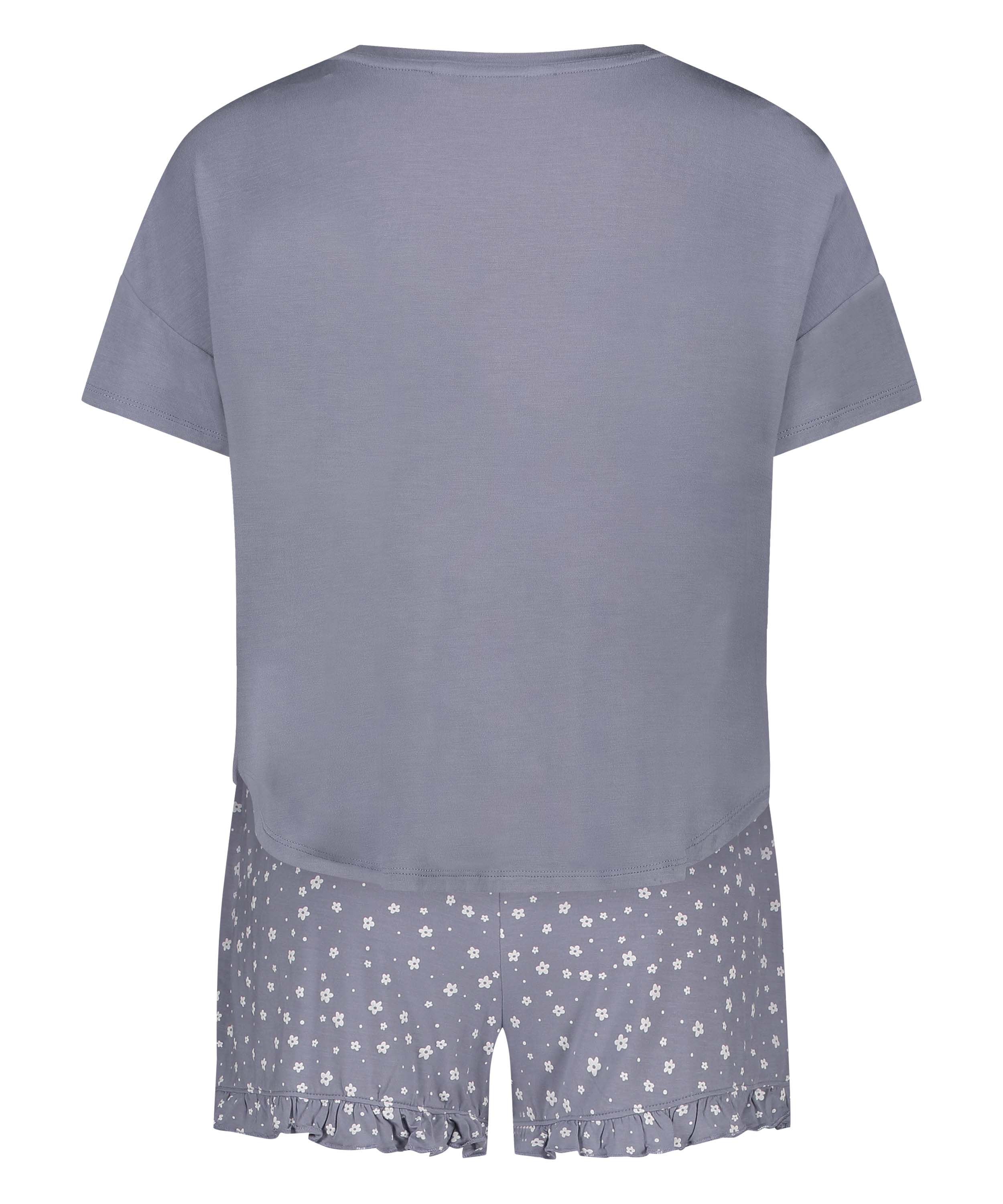 Zestaw piżamowy z szortami, Fioletowy, main