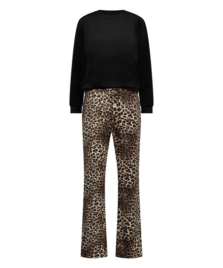 Piżama z torbą, Beżowy