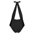 Pagoda High Leg Swimsuit, Czarny