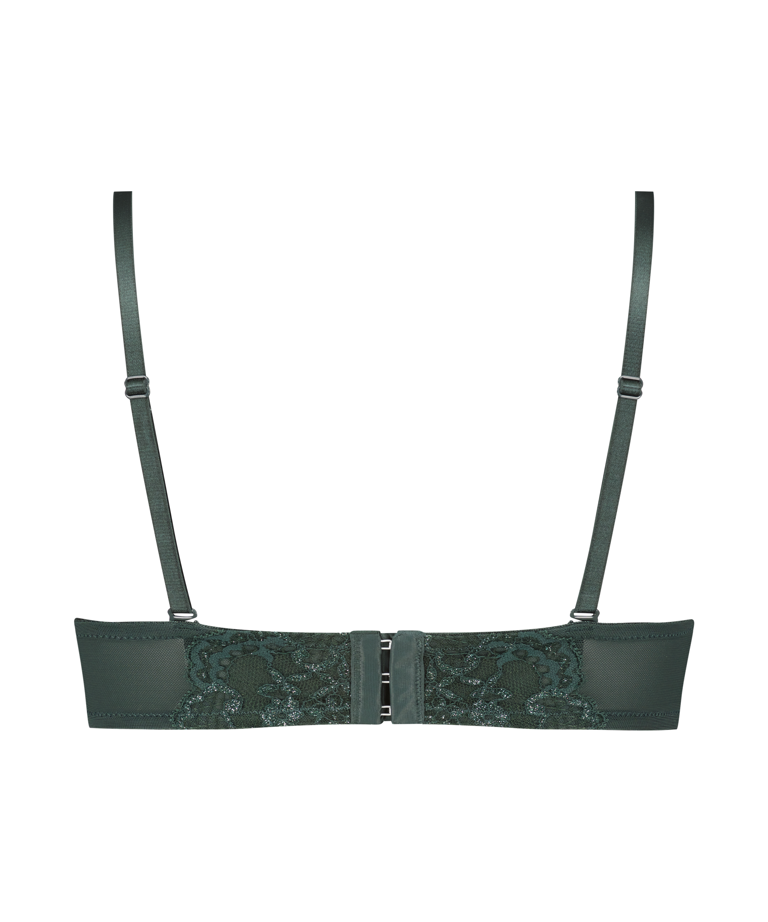 Usztywniony biustonosz bez ramiączek z fiszbinami Reeva, Zielony, main