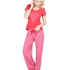 Pyjama pants Renese Butterfly, Czerwony