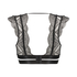 Biustonosz bralette Cheyenna, Czarny