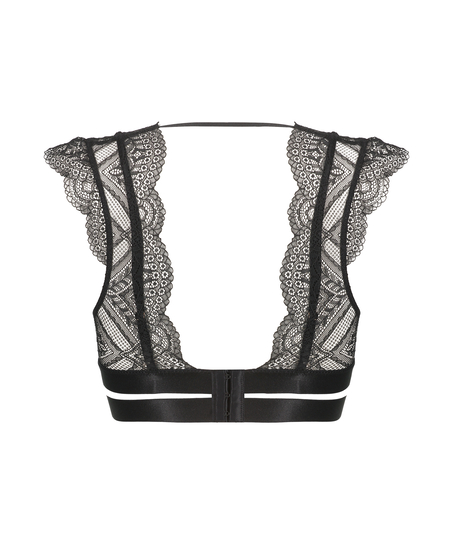 Biustonosz bralette Cheyenna, Czarny