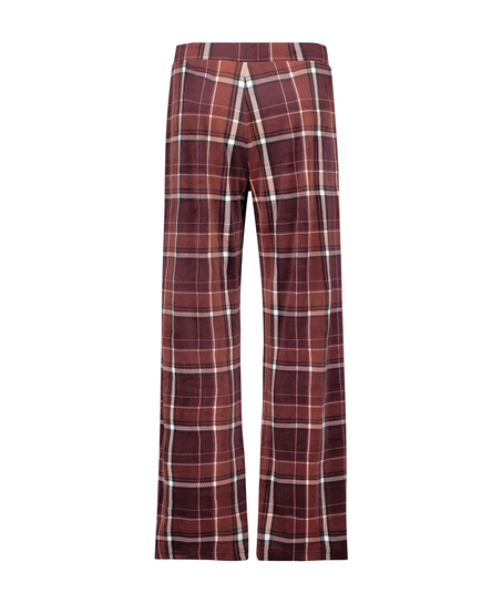 Velours Pyjama Bottoms, Fioletowy