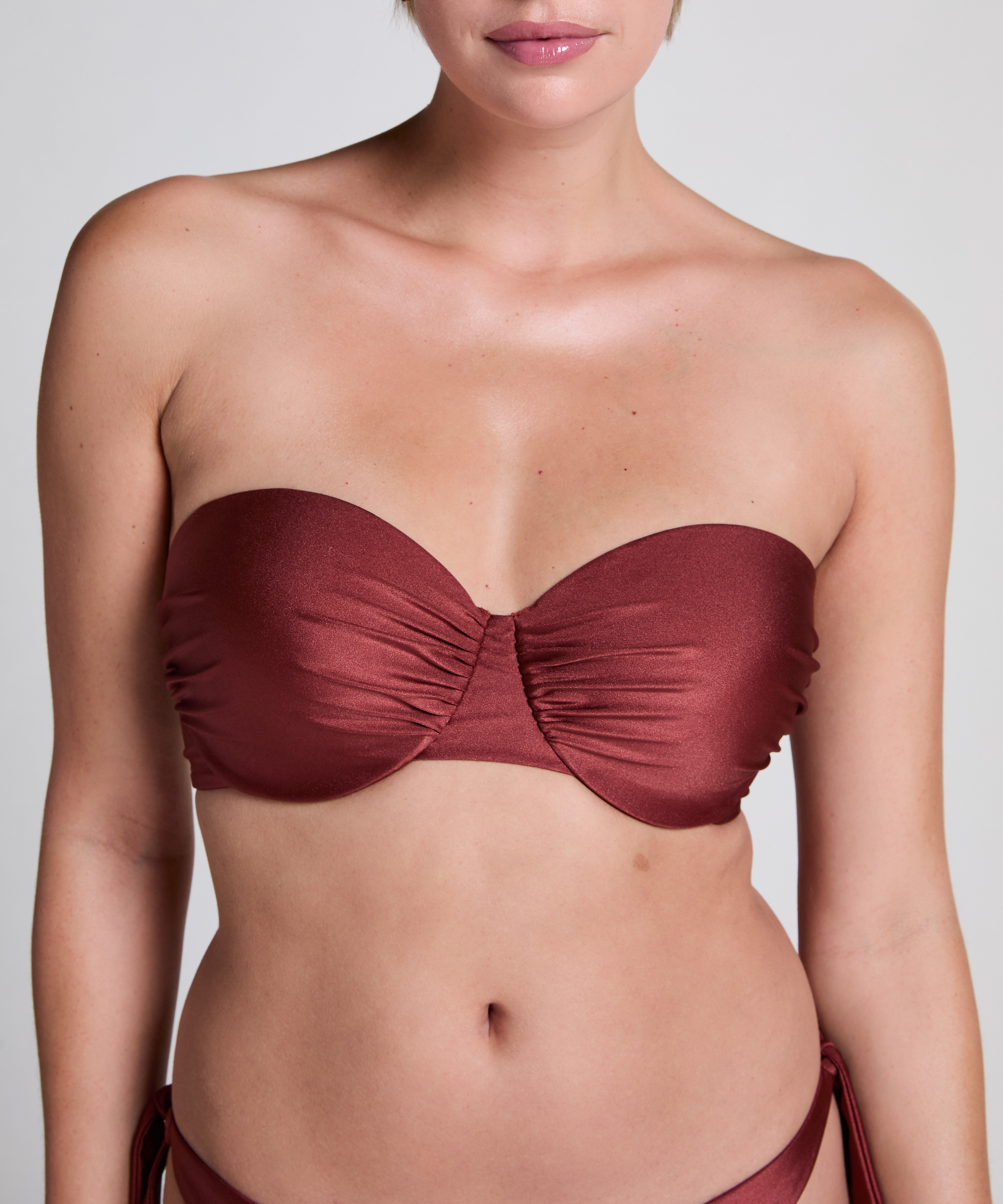 Top od bikini Dune Bandeau, Czerwony, main