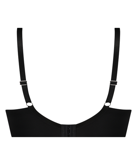 Biustonosz nieusztywniany z fiszbinami Lea, Czarny