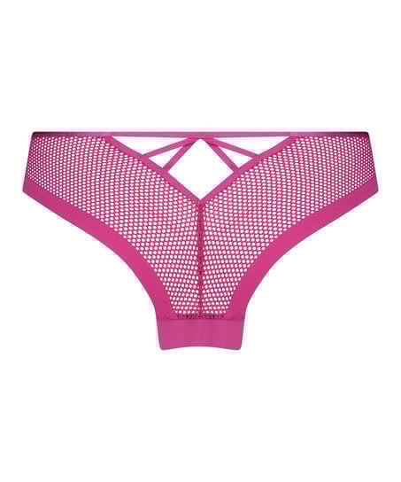 Niewidzialne pod ubraniem brazyliany z siateczki, Różowy