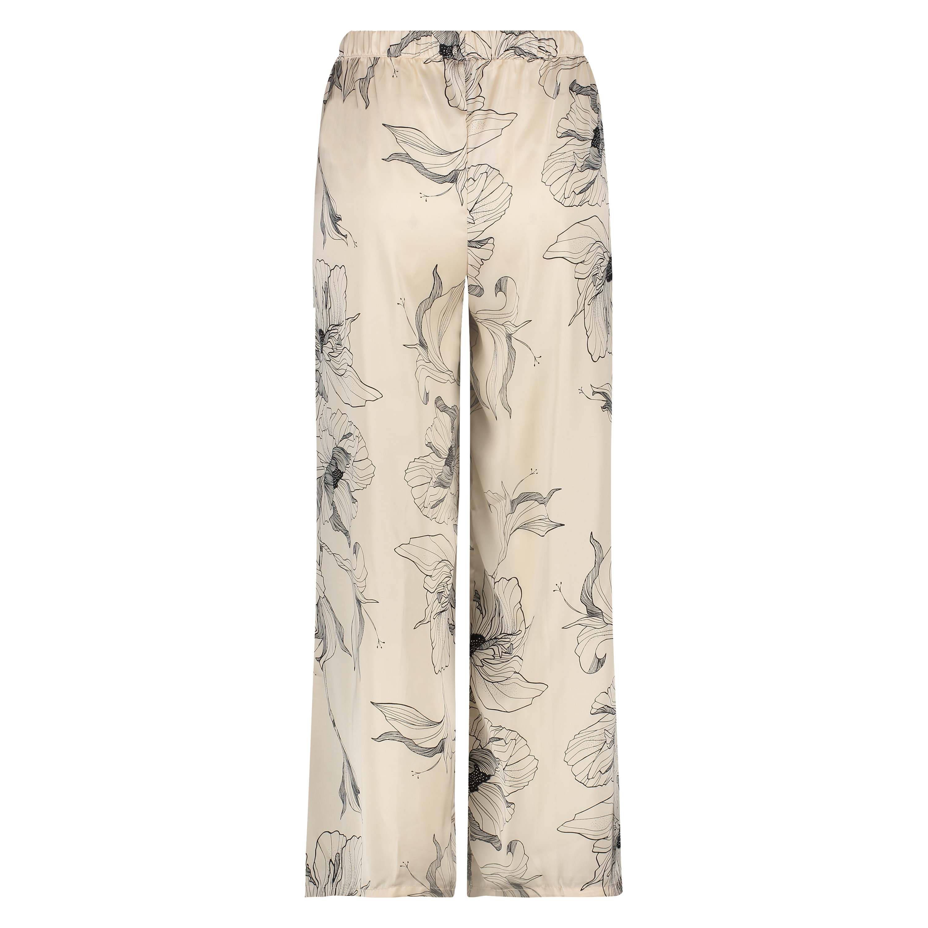 Petite Lotus satin palazzo trousers, R&oacute;żowy, main