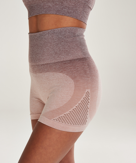 HKMX high-waisted shorts, Różowy