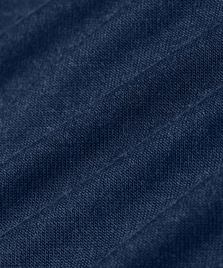 super miękka top z kaszmirem z dekoltem w ł&oacute;dkę, Niebieski