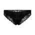 Brazyliany Invisible Lace Back, Czarny