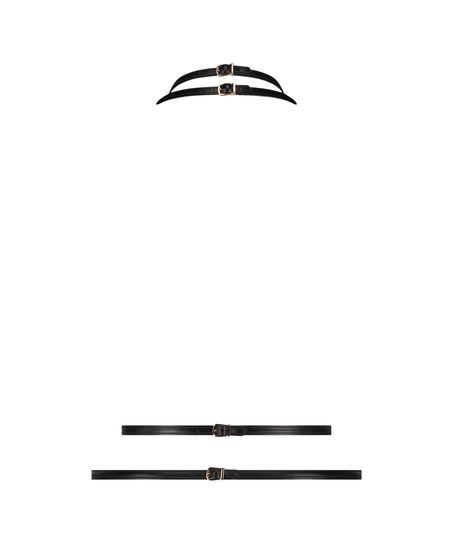 Private Uprząż ze sztucznej skóry, Czarny