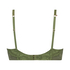 Usztywniany biustonosz z fiszbinami Hannako, Zielony