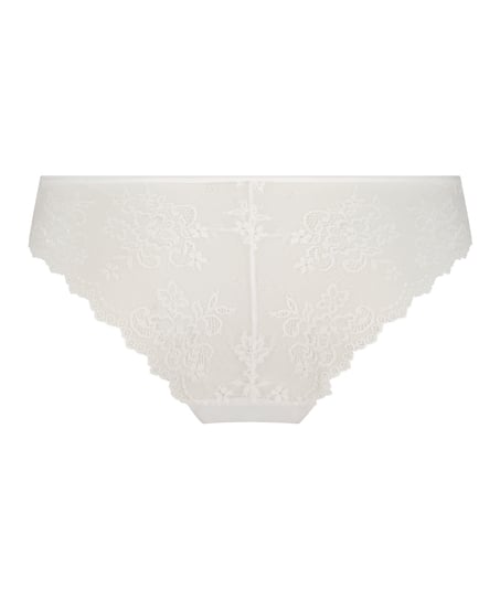 Brazyliany Lace Back, Biały