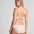 Biustonosz usztywniany z fiszbinami Plunge, Beżowy