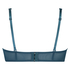 Usztywniony biustonosz z fiszbinami Maya bez ramiączek, Niebieski