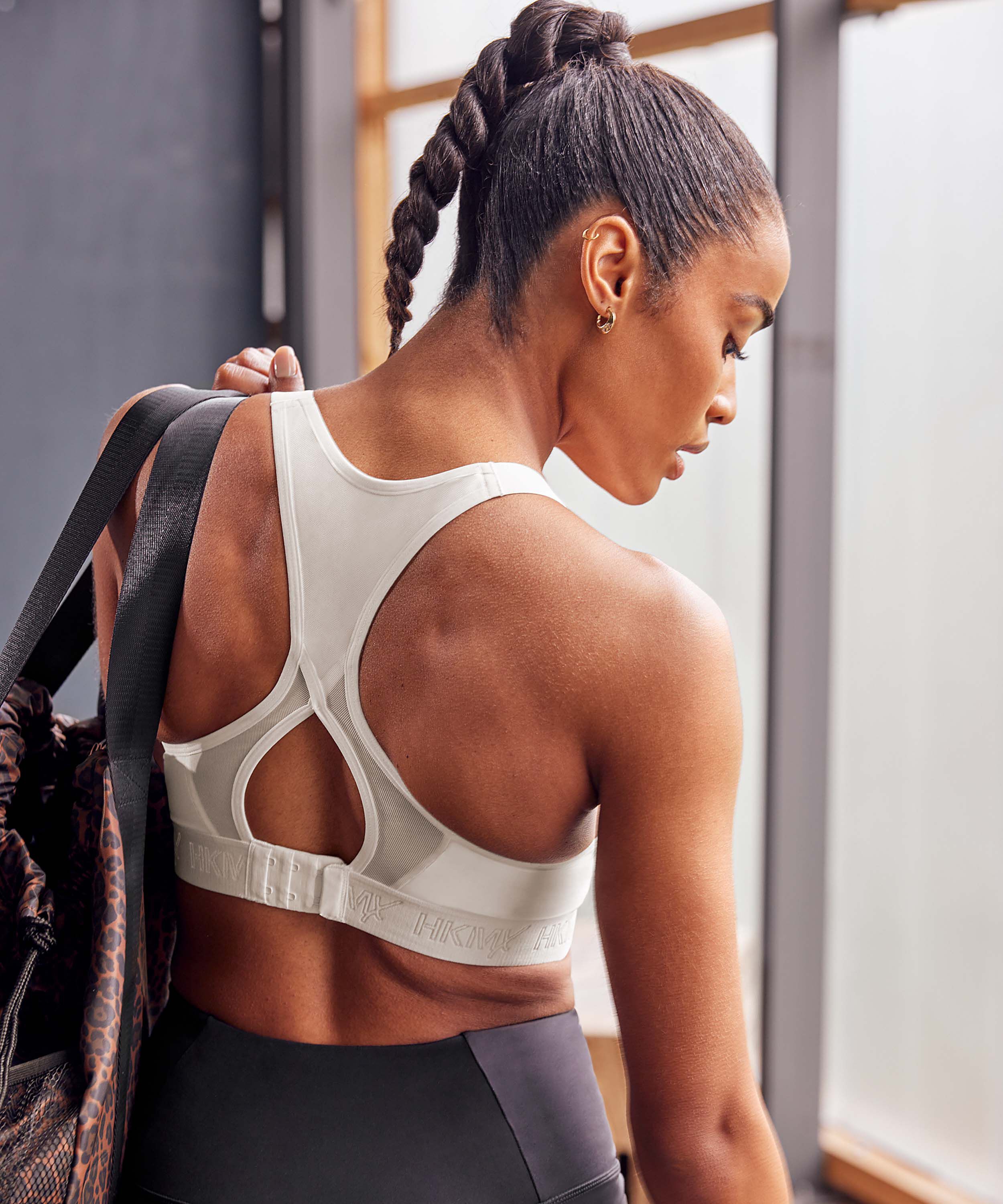 Biustonosz sportowy HKMX All Star Level 2, Biały