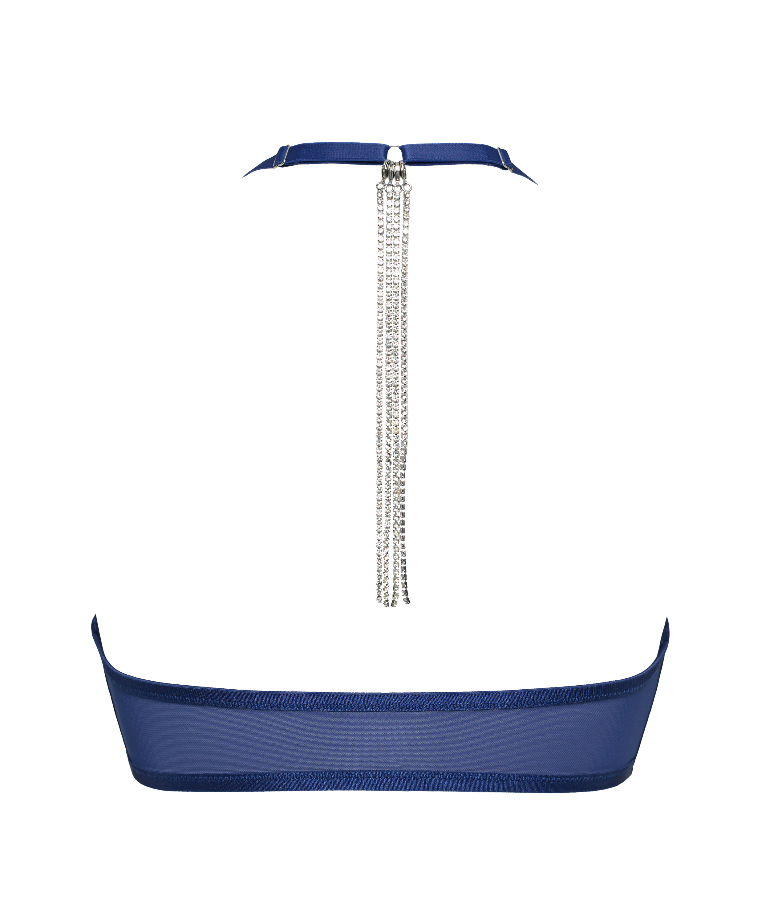 Biustonosz nieusztywniany bez fiszbin&oacute;w Mabel, Niebieski, main