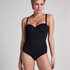 Usztywniane Body Smooth, Czarny