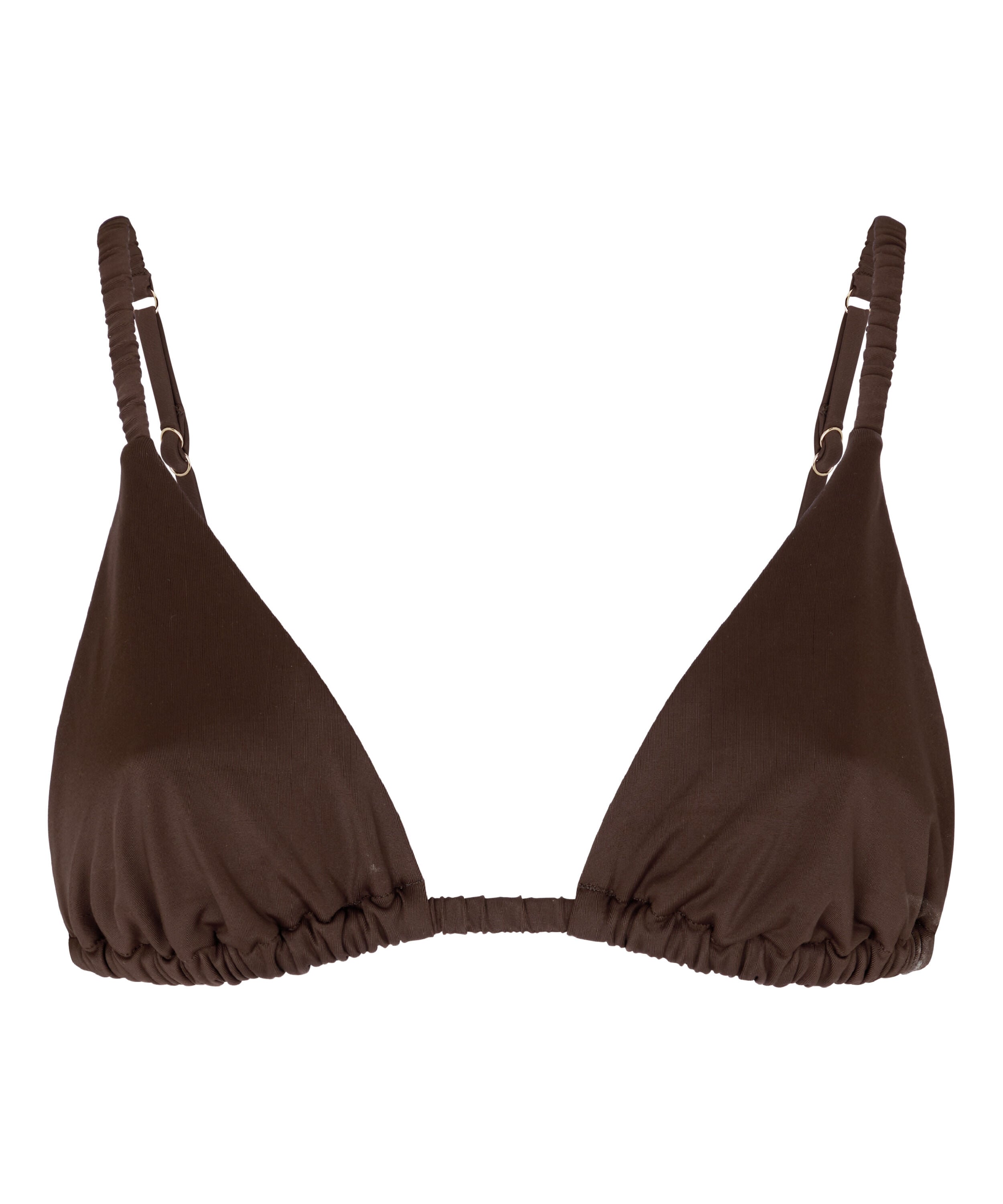 Tr&oacute;jkątny Biustonosz Bikini Riva, Brązowy